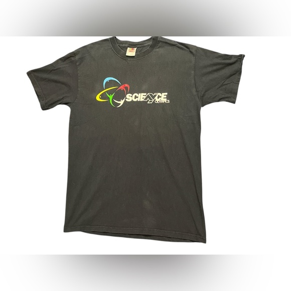 2 for $25 vintage Y2K science olympics graphic t shirt size medium - Picture 1 of 3